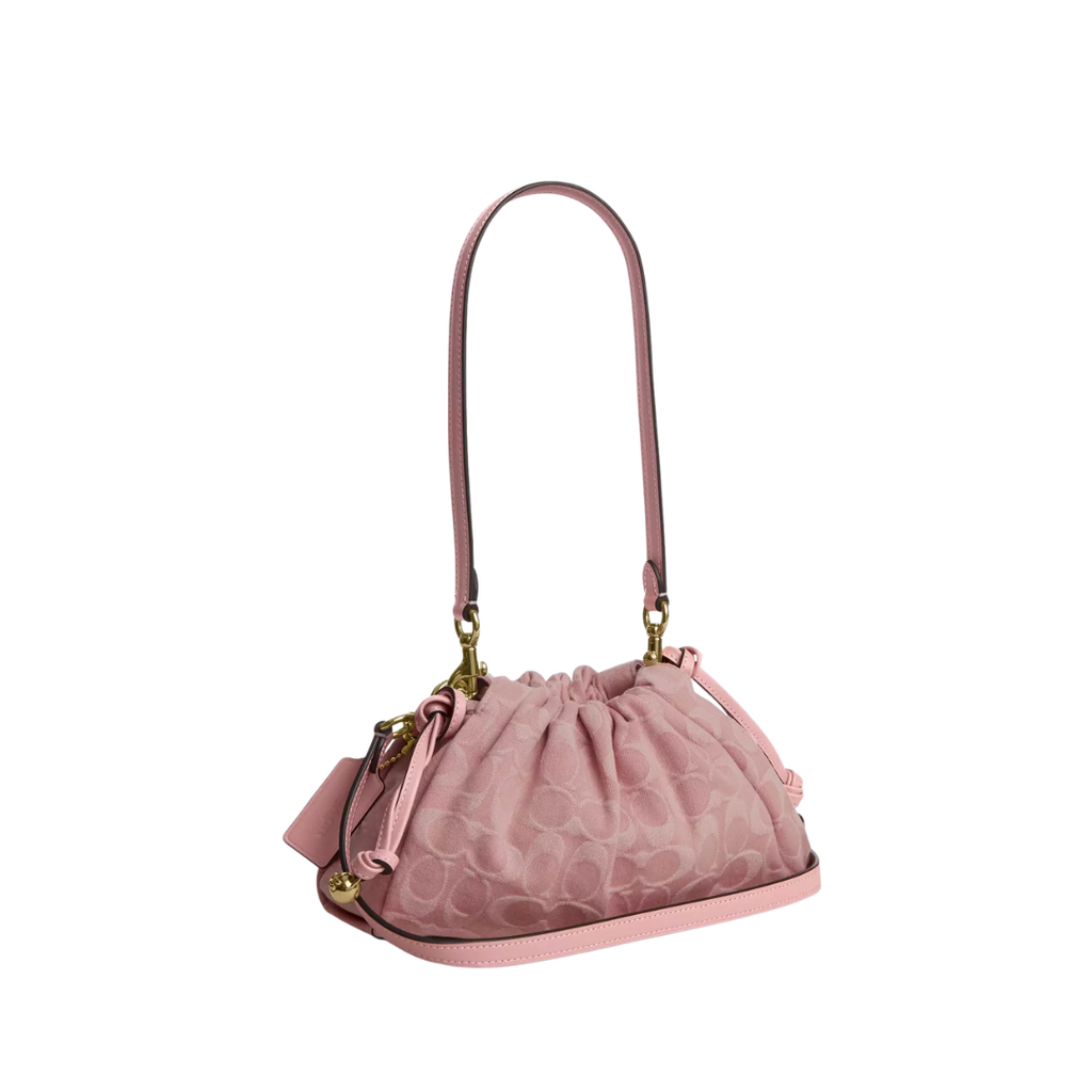Faye Shoulder Bag In Signature Denim