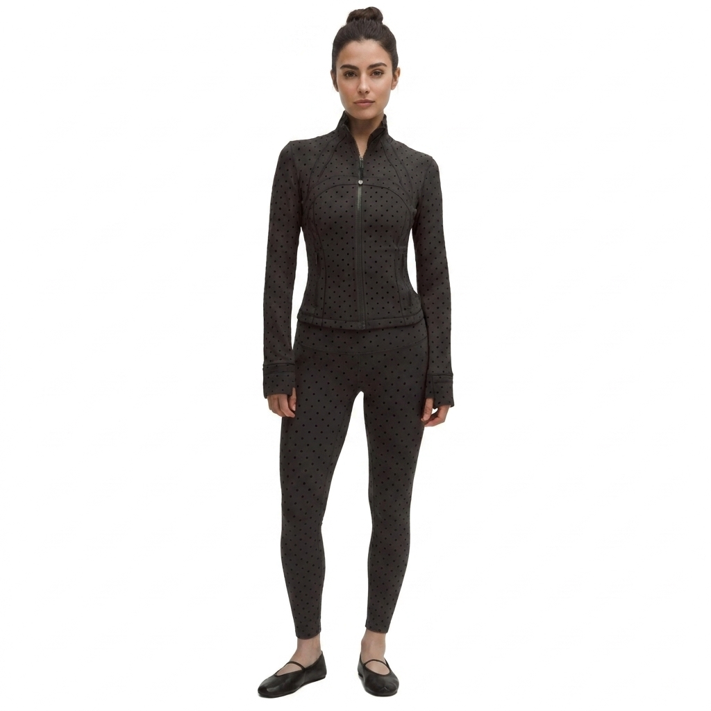 Black Polka Dot Set Women's