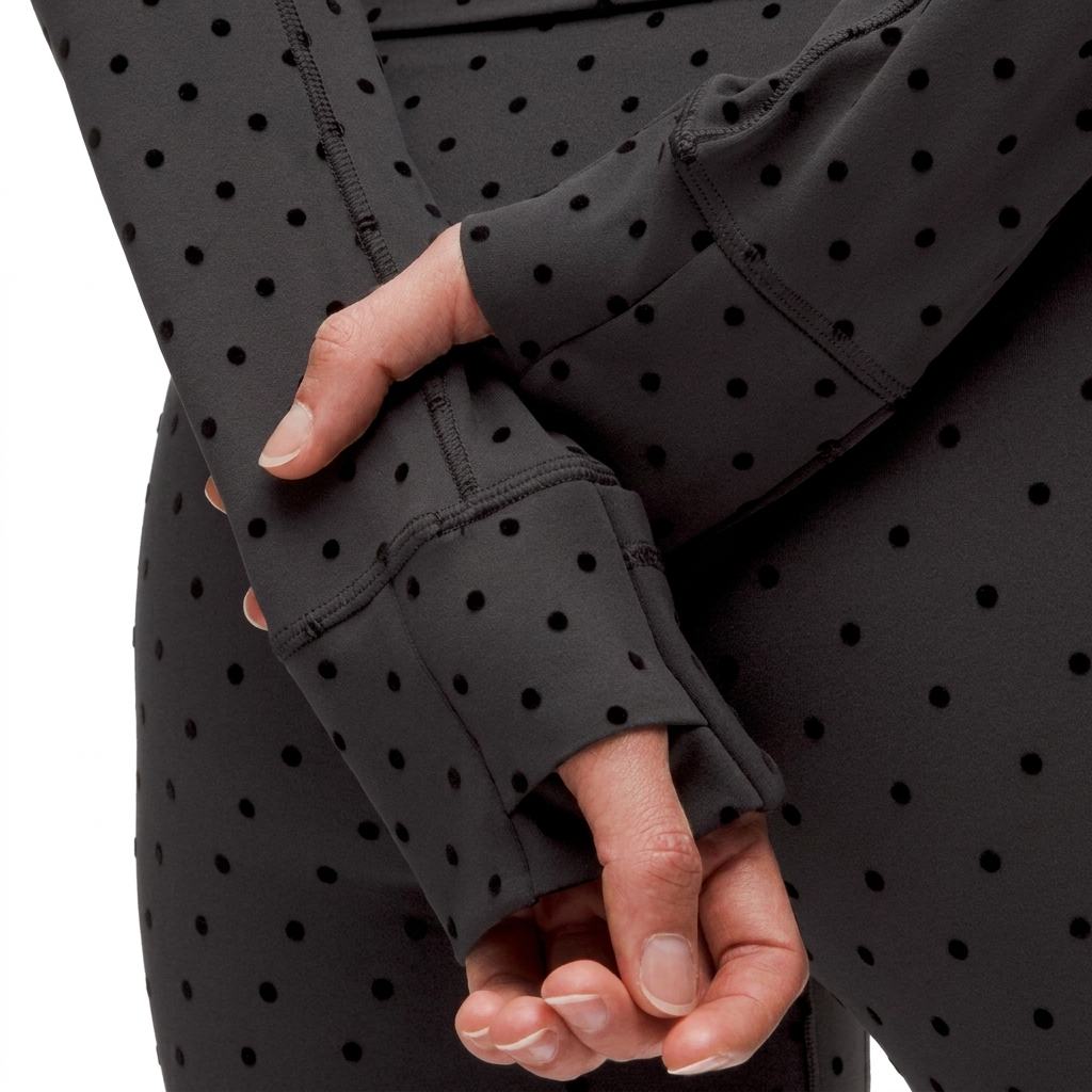Black Polka Dot Set Women's